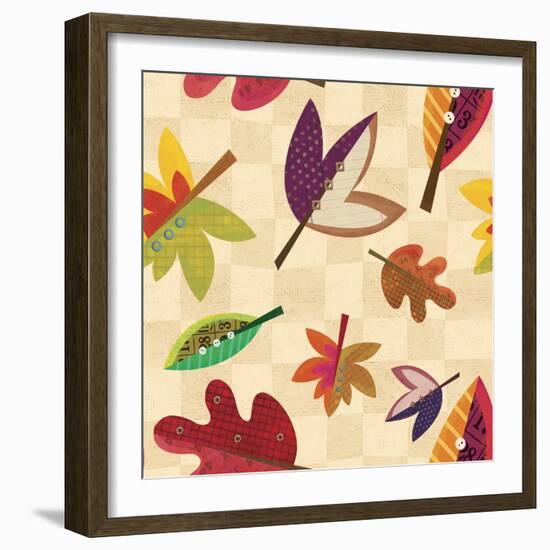 Floral Mix repeat 2-Holli Conger-Framed Giclee Print