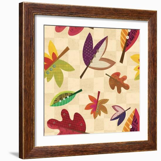 Floral Mix repeat 2-Holli Conger-Framed Giclee Print