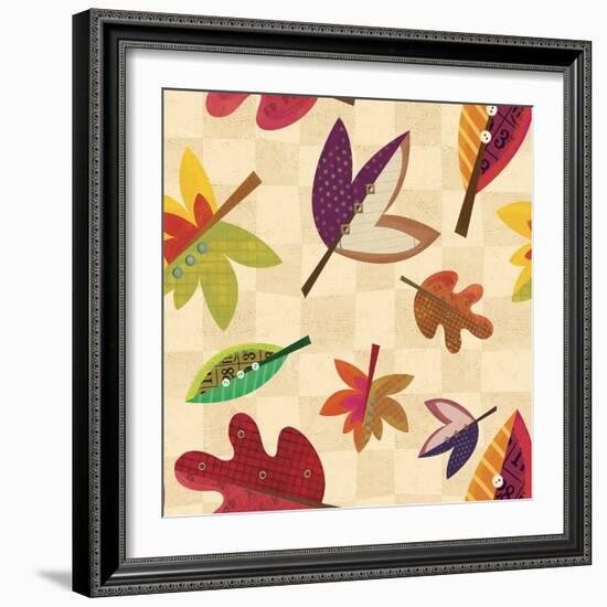 Floral Mix repeat 2-Holli Conger-Framed Giclee Print