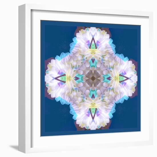 Floral Montage, Photograph Layer Work of a Dahlia and Orchid-Alaya Gadeh-Framed Photographic Print