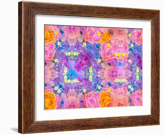 Floral Montage-Alaya Gadeh-Framed Photographic Print