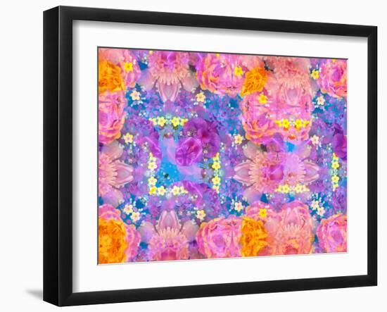 Floral Montage-Alaya Gadeh-Framed Photographic Print