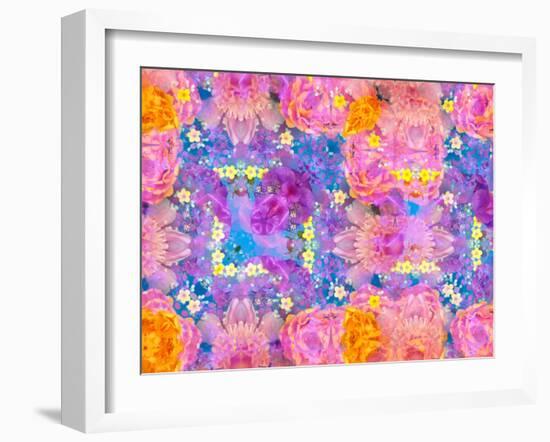 Floral Montage-Alaya Gadeh-Framed Photographic Print