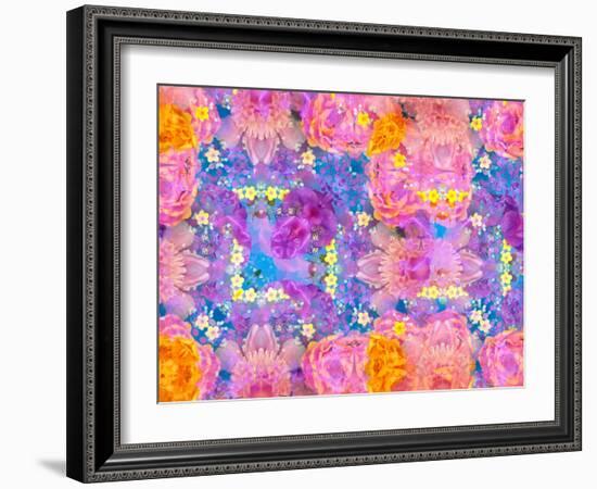 Floral Montage-Alaya Gadeh-Framed Photographic Print