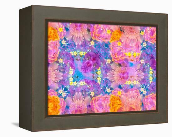 Floral Montage-Alaya Gadeh-Framed Premier Image Canvas