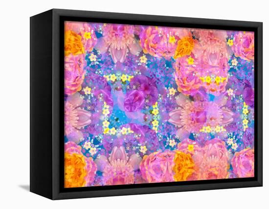 Floral Montage-Alaya Gadeh-Framed Premier Image Canvas