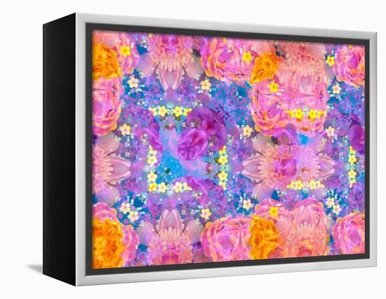 Floral Montage-Alaya Gadeh-Framed Premier Image Canvas