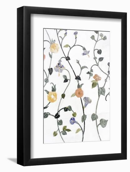 Floral Mosaic, Anteroom, Third-Biggest Mosque of the World-Axel Schmies-Framed Photographic Print