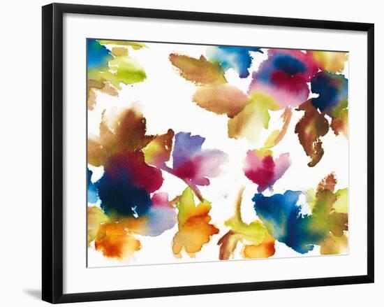 Floral Mystic-Tanuki-Framed Giclee Print