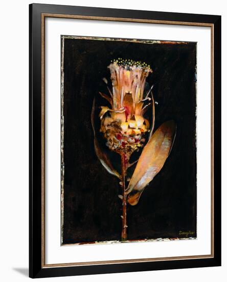 Floral Negative V-Douglas-Framed Giclee Print