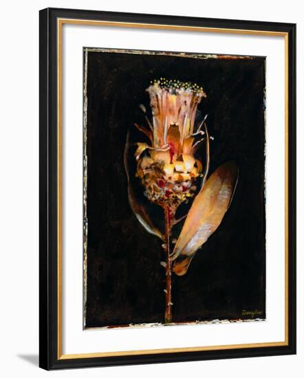 Floral Negative V-Douglas-Framed Giclee Print