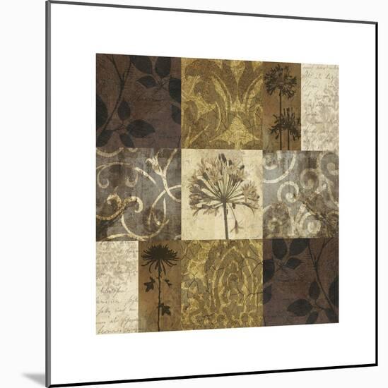 Floral Nine Patch-Keith Mallett-Mounted Giclee Print