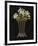 Floral Noir Paper Cloche-Janet Kruskamp-Framed Art Print
