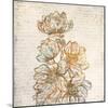 Floral Notes 2-Kimberly Allen-Mounted Art Print