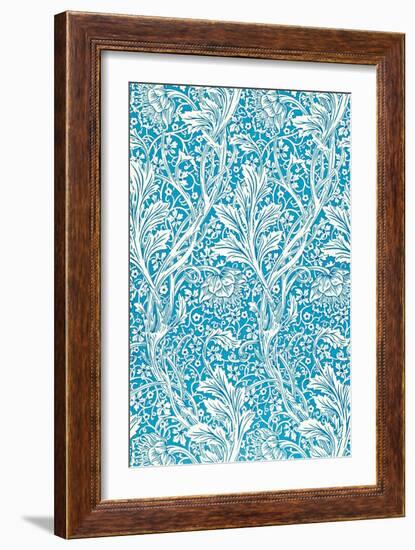 Floral Pattern, 19Th Century (Printed Cotton)-William Morris-Framed Giclee Print