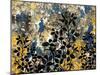 Floral Pattern Blues Yellows Black-Bee Sturgis-Mounted Art Print