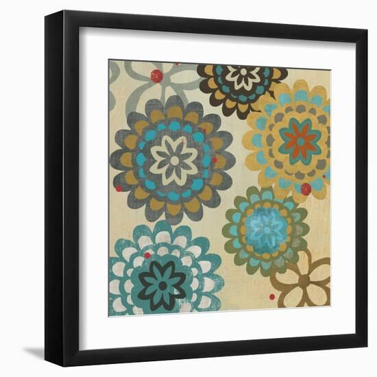 Floral Pattern I-Anna Polanski-Framed Art Print