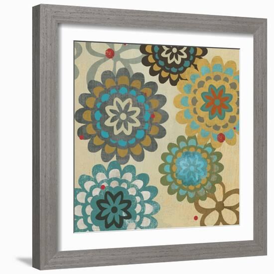 Floral Pattern I-Anna Polanski-Framed Art Print