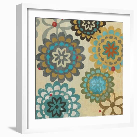 Floral Pattern I-Anna Polanski-Framed Art Print