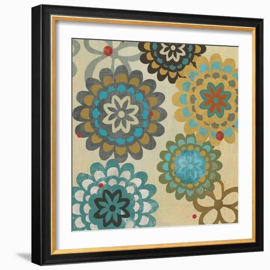 Floral Pattern I-Anna Polanski-Framed Art Print