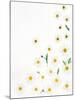 Floral Pattern on White Surface-null-Mounted Photographic Print