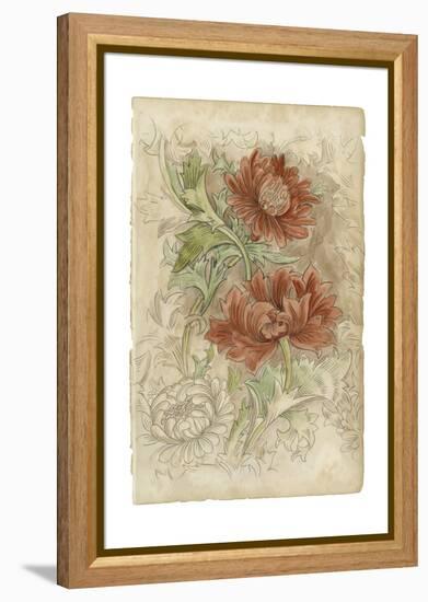 Floral Pattern Study I-Ethan Harper-Framed Stretched Canvas