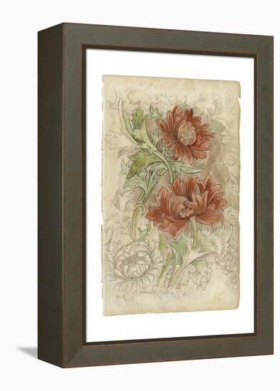 Floral Pattern Study I-Ethan Harper-Framed Stretched Canvas