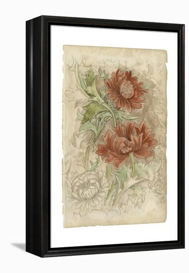 Floral Pattern Study I-Ethan Harper-Framed Stretched Canvas
