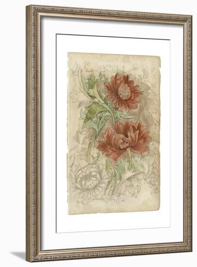 Floral Pattern Study I-Ethan Harper-Framed Art Print