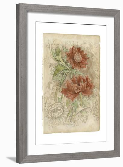 Floral Pattern Study I-Ethan Harper-Framed Art Print