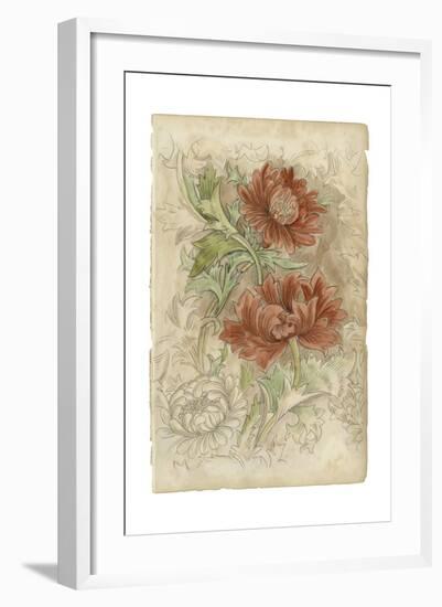 Floral Pattern Study I-Ethan Harper-Framed Art Print