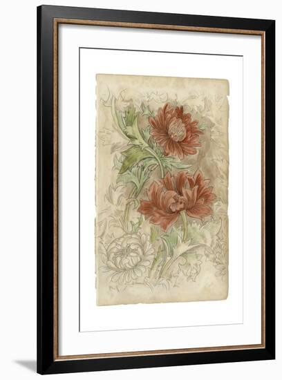 Floral Pattern Study I-Ethan Harper-Framed Art Print