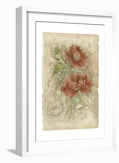 Floral Pattern Study I-Ethan Harper-Framed Art Print