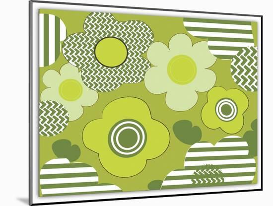 Floral Pattern-Whoartnow-Mounted Giclee Print