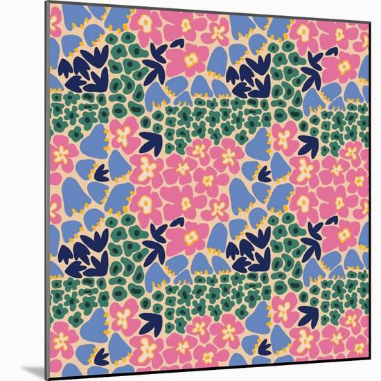 Floral Pattern-Dariia Khotenko-Mounted Photographic Print