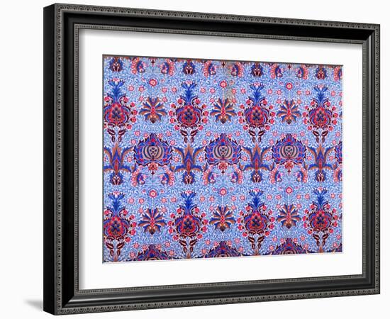 Floral Patterned Wallpaper-William Morris-Framed Giclee Print