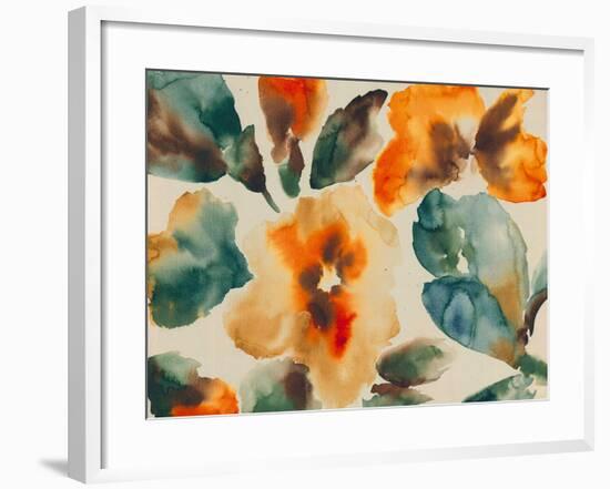 Floral Portrayal-Tanuki-Framed Giclee Print