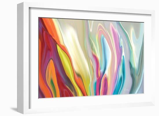 Floral Quest 1-Rabi Khan-Framed Art Print