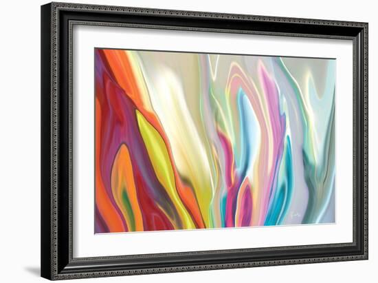 Floral Quest 1-Rabi Khan-Framed Art Print