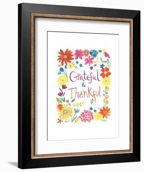 Floral Quote II-Farida Zaman-Framed Art Print