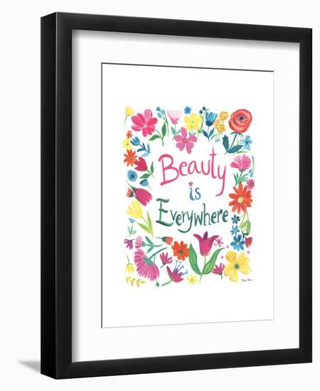 Floral Quote III-Farida Zaman-Framed Art Print