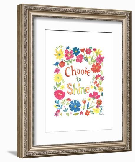 Floral Quote IV-Farida Zaman-Framed Art Print