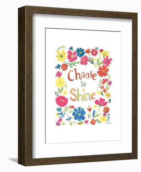 Floral Quote IV-Farida Zaman-Framed Art Print