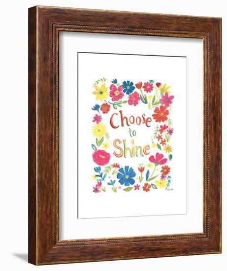 Floral Quote IV-Farida Zaman-Framed Art Print