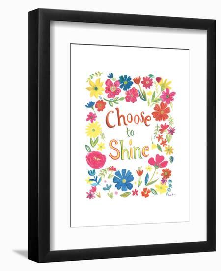 Floral Quote IV-Farida Zaman-Framed Art Print