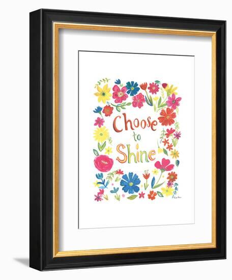 Floral Quote IV-Farida Zaman-Framed Art Print