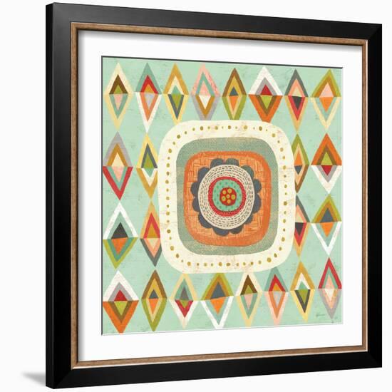 Floral Retro 3 Bloom-Richard Faust-Framed Art Print