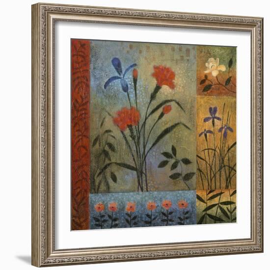 Floral Rhapsody 1-John Zaccheo-Framed Giclee Print