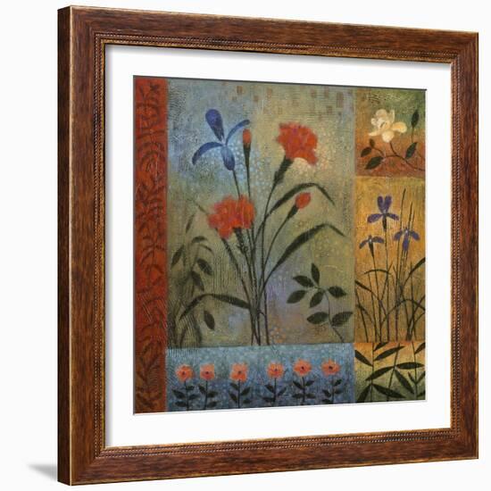 Floral Rhapsody 1-John Zaccheo-Framed Giclee Print