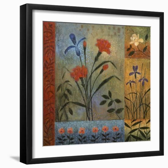 Floral Rhapsody 1-John Zaccheo-Framed Giclee Print